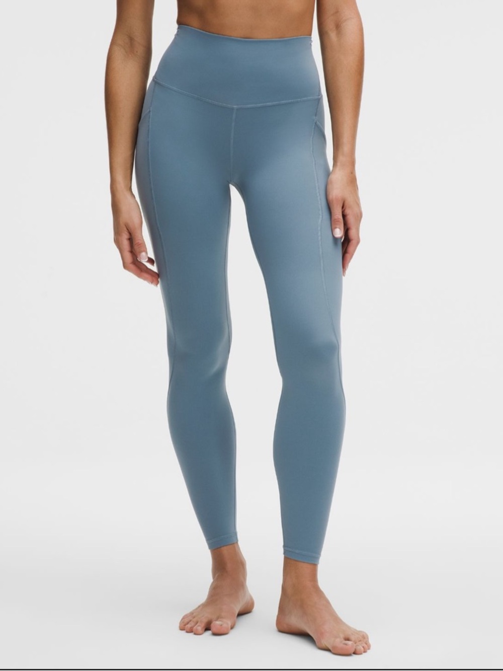 NWT Lululemon Align High-Rise Pant with Pockets 28" Steel Blue W5DQ1S Size 10